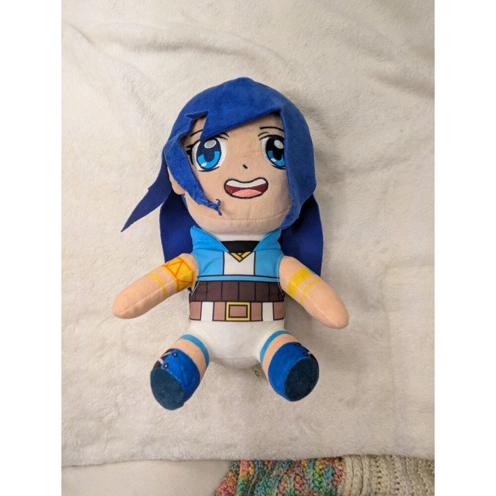 ItsFunneh The Krew Plush Anime Doll Blue Hair 10" Plush YouTuber Minecraft plush